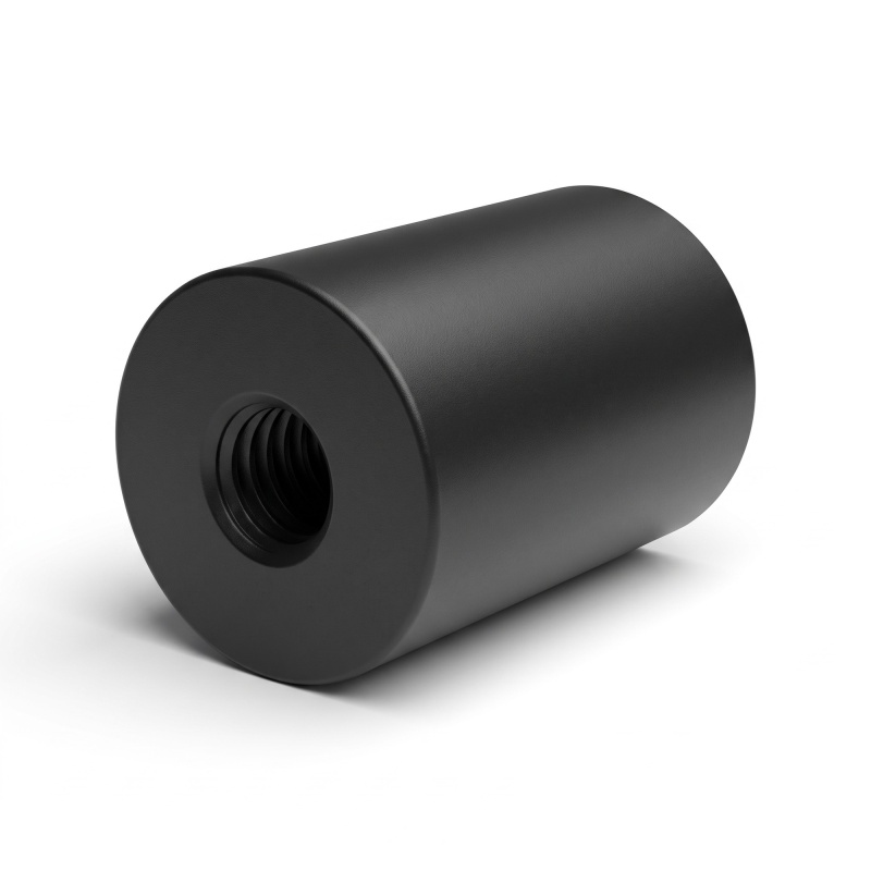 Distanziatore tonda filettato femmina/femmina plastica poliammide PA6 rinforzata con fibra di vetro UL94-HB M3 - Ø8 mm