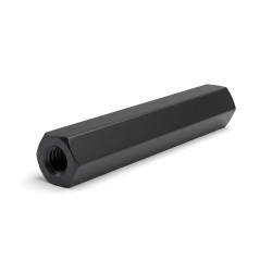 Distanziatore esagonale filettato femmina/femmina plastica poliammide PA6 rinforzata con fibra di vetro UL94-HB M4 - 7 mm apertu