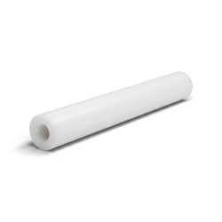 Distanziatore tonda filettato femmina/femmina plastica poliammide PA6 rinforzata con fibra di vetro bianco UL94-HB M3 - Ø6 mm