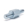 Distanziatore esagonale filettato maschio/maschio acciaio zincato blu M3 - 5,5 mm apertura chiave, gambi da 6 e 8 mm