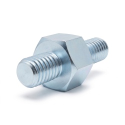 Distanziatore esagonale filettato maschio/maschio acciaio zincato M3 - 5,5 mm apertura chiave, gambi da 4 e 6 mm