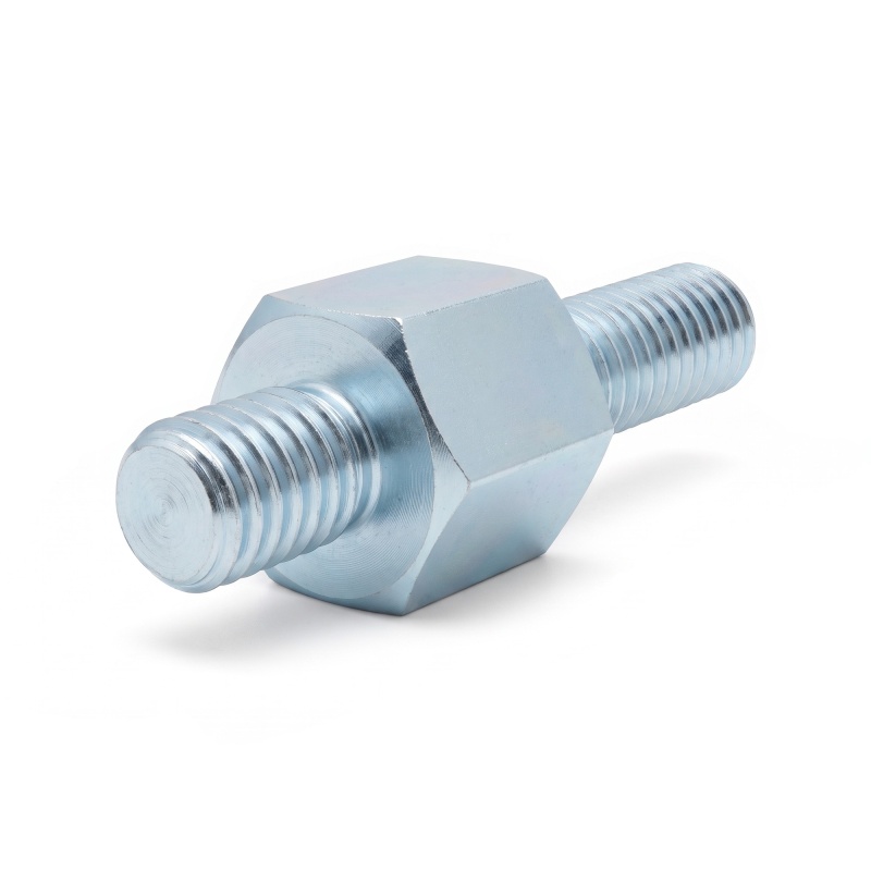 Distanziatore esagonale filettato maschio/maschio acciaio zincato M3 - 5,5 mm apertura chiave, gambi da 4 e 8 mm