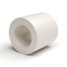 Distanziatore liscio plastica polistirene naturale Ø6,2x10mm per vite M6