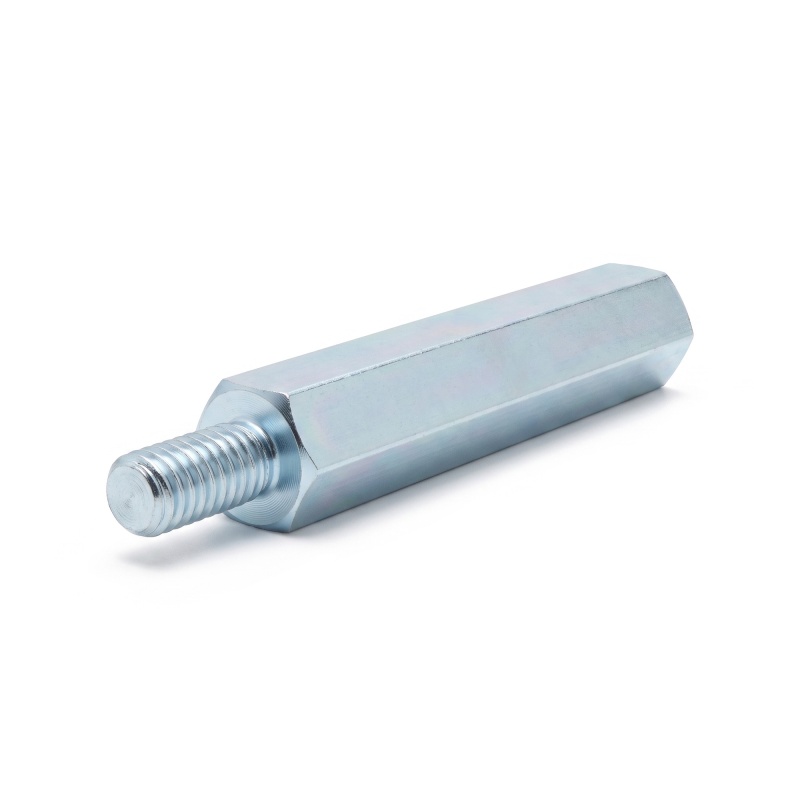 Distanziatore esagonale filettato maschio/femmina acciaio zincato senza piombo M4 - 7 mm apertura chiave