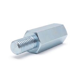 Distanziatore esagonale filettato maschio/femmina acciaio zincato blu senza piombo M8 - 13 mm apertura chiave