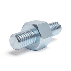 Distanziatore esagonale filettato maschio/maschio acciaio zincato senza piombo M4 - 7 mm apertura chiave, gambi da 6 e 8 mm