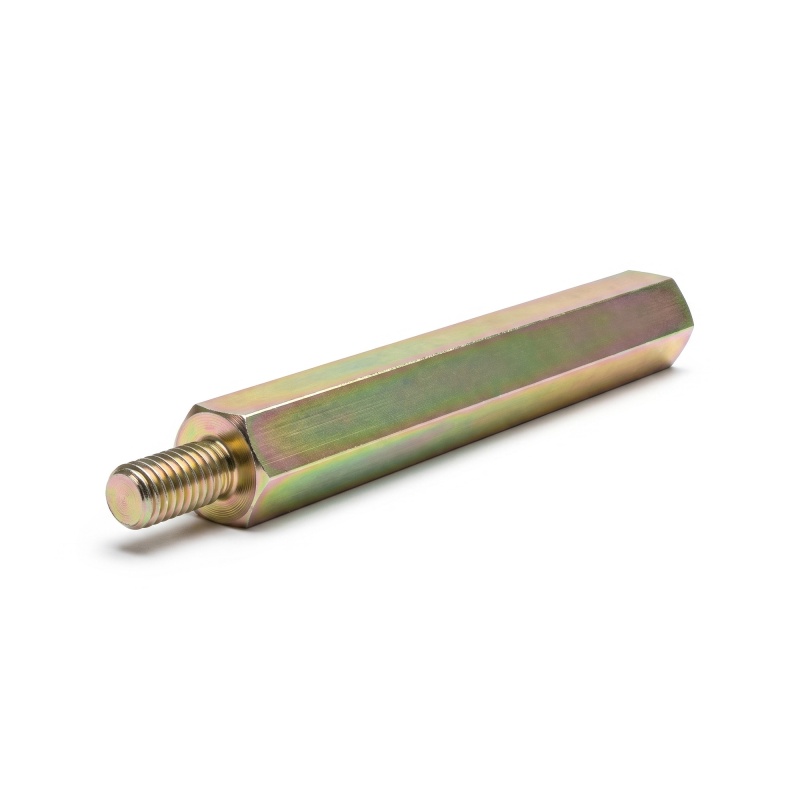 Distanziatore esagonale filettato maschio/femmina acciaio zincato giallo senza piombo M3 - 5,5 mm apertura chiave