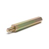 Distanziatore esagonale filettato maschio/femmina acciaio zincato giallo senza piombo M3 - 5,5 mm apertura chiave