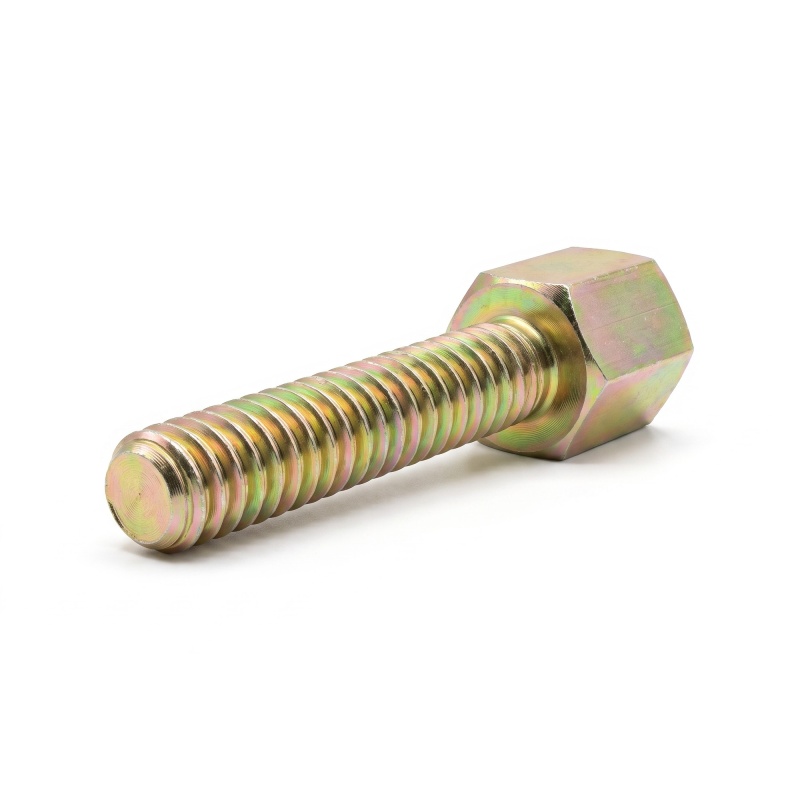 Distanziatore esagonale filettato maschio/femmina acciaio zincato giallo senza piombo UNC4-40 - 4,75 mm apertura chiave