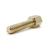Distanziatore esagonale filettato maschio/femmina acciaio zincato giallo senza piombo UNC4-40 - 4,75 mm apertura chiave