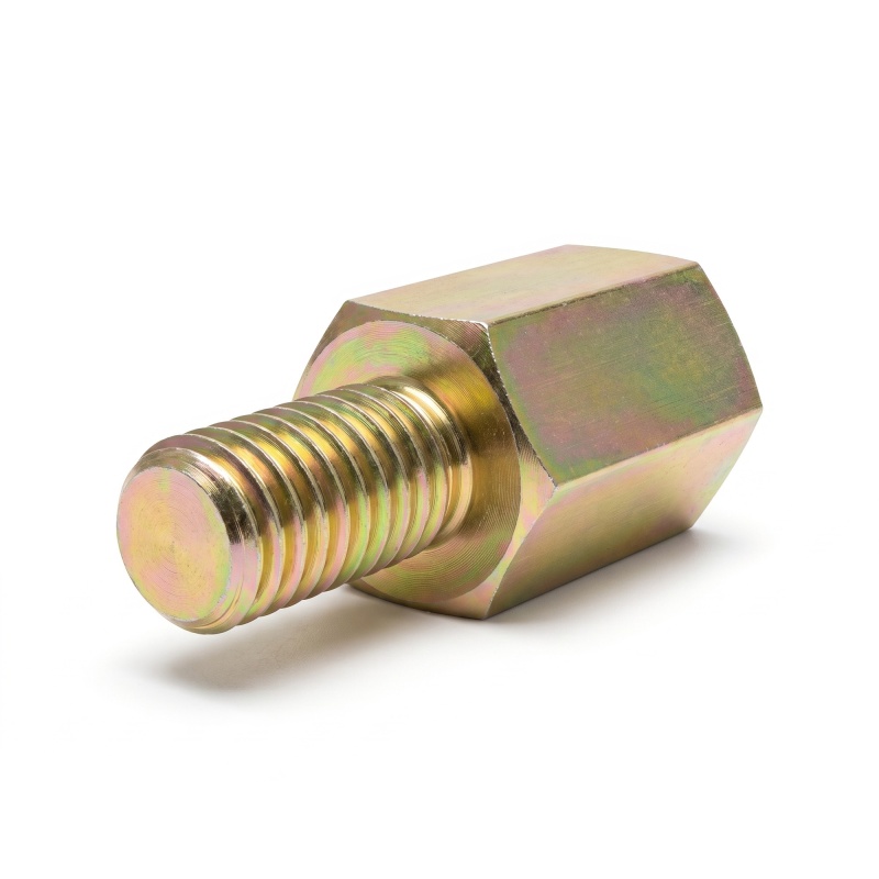 Distanziatore esagonale filettato maschio/femmina acciaio zincato giallo senza piombo UNC4-40 / M3 - 5 mm apertura chiave