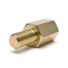 Distanziatore esagonale filettato maschio/femmina acciaio zincato giallo senza piombo UNC4-40 / M3 - 5 mm apertura chiave