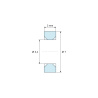 Distanziale liscio svasato su entrambi i lati, PA6 GV25 nero UL94-HB, Ø4,1/7 mm, M4
