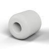 Entretoise lisse céramique C221 Ø1,6x4mm, une extrémité arrondie