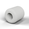 Distanziatore liscio in ceramica C221 Ø2,8x6mm, un’estremità arrotondata