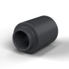 Distanziale con spallamento PA6-FV Ø3,4×6 mm, spallamento Ø4,2×1,3 mm, per M3, UL94-HB