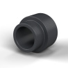 Distanziale con spallamento PA6-FV Ø3,5×6 mm, spallamento Ø4,6×2 mm, per M3, UL94-HB