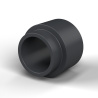 Distanziale con spallamento PA6-FV Ø6,5×10 mm, spallamento Ø8×2,5 mm, per M6, UL94-HB