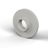 Boccola di isolamento flangiata Ø5,2x15mm, spallamento basso Ø6,9mm, nylon PA6 naturale UL94-V2