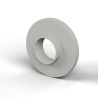 Boccola di isolamento flangiata Ø6,2x15mm, spallamento basso Ø6,9mm, nylon PA6.6 naturale UL94-V2