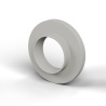 Boccola di isolamento flangiata Ø8,2x15mm, spallamento basso Ø8,9mm, nylon PA6 naturale UL94-V2