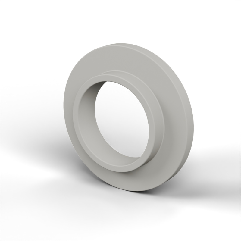 Boccola di isolamento flangiata Ø10,2x18mm, spallamento basso Ø11,9mm, nylon PA6 naturale UL94-V2