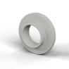 Boccola di isolamento flangiata Ø4,4x8,7mm, spallamento basso Ø5,21mm, nylon PA6.6 naturale UL94-V0