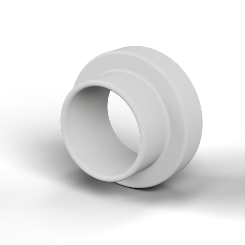 Boccola di isolamento flangiata Ø2,6x4,2mm, spallamento basso Ø3mm, PTFE naturale UL94-V0